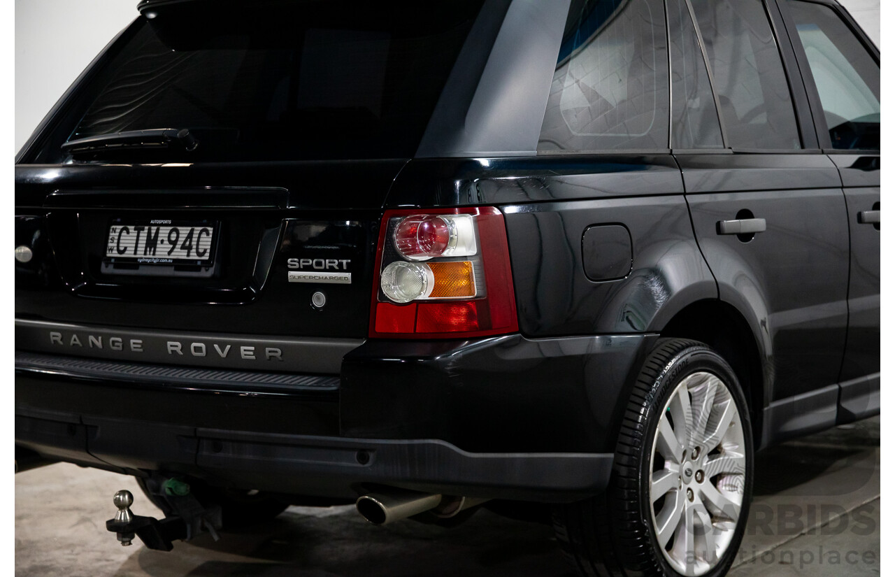 1/2005 Land Rover Range Rover Sport 4.2 S/C 4d Wagon Java Black Metallic Supercharged V8 4.2L - Personal Import 8/12