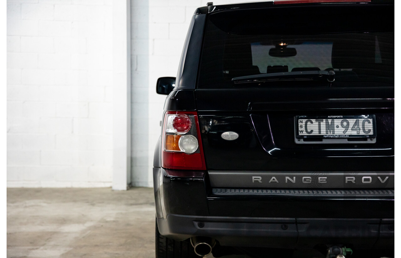 1/2005 Land Rover Range Rover Sport 4.2 S/C 4d Wagon Java Black Metallic Supercharged V8 4.2L - Personal Import 8/12