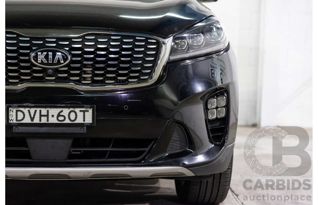 03/2018 Kia Sorento GT-Line (4x4) UM MY18 4d Wagon Aurora Black Pearl Turbo Diesel 2.2L