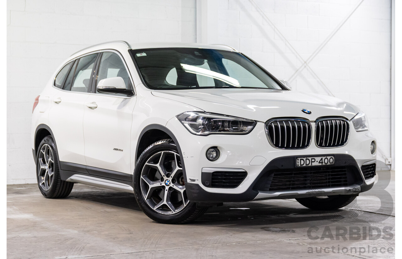 03/2016 BMW X1 xDrive20d xLine (AWD) F48 4d Wagon Alpine White Turbo Diesel 2.0L