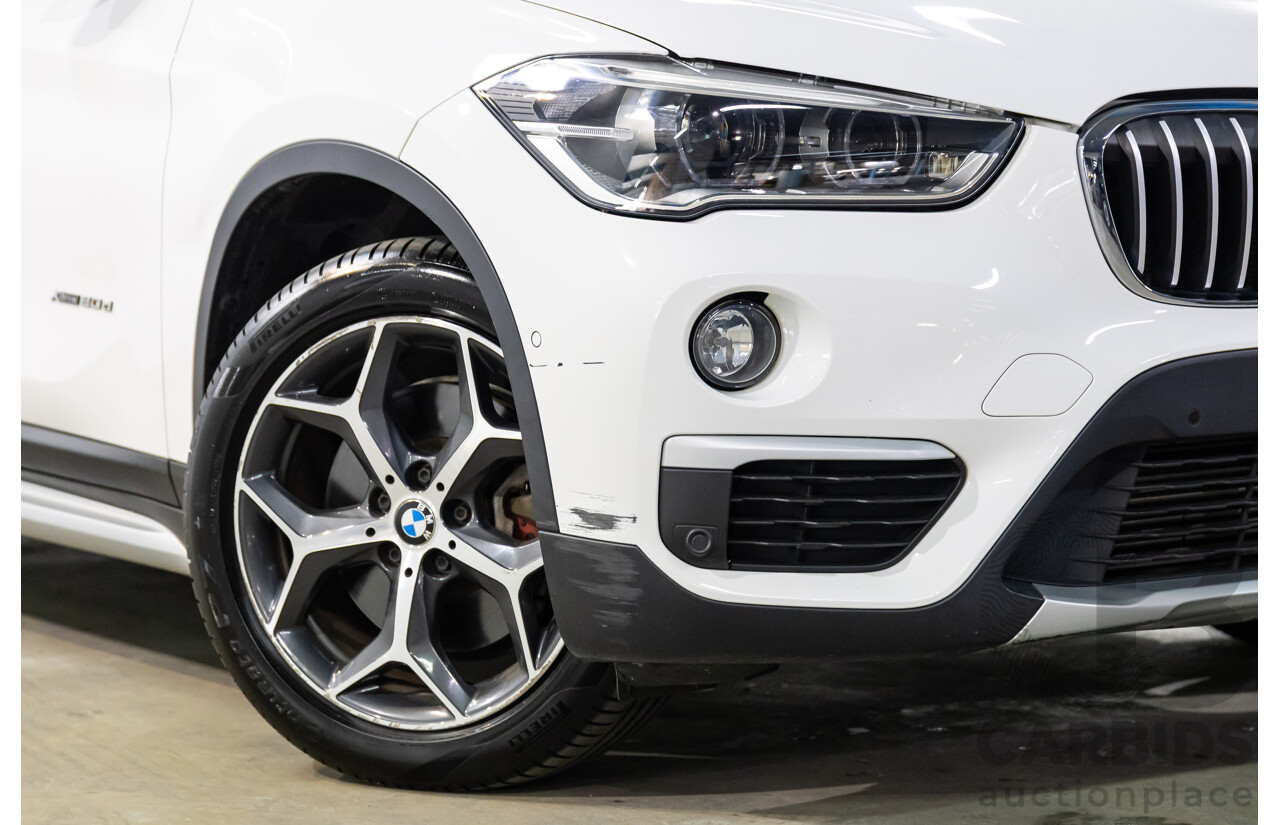03/2016 BMW X1 xDrive20d xLine (AWD) F48 4d Wagon Alpine White Turbo Diesel 2.0L