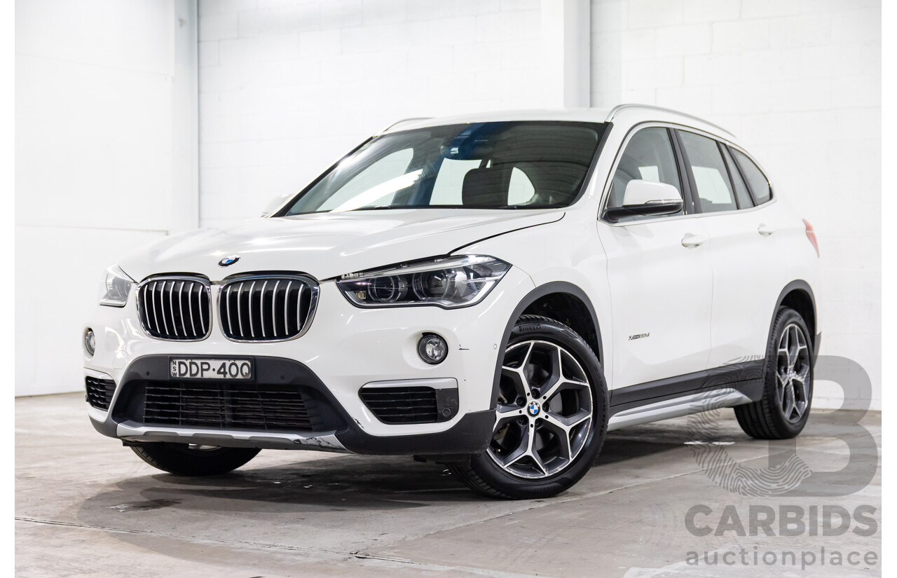 03/2016 BMW X1 xDrive20d xLine (AWD) F48 4d Wagon Alpine White Turbo Diesel 2.0L