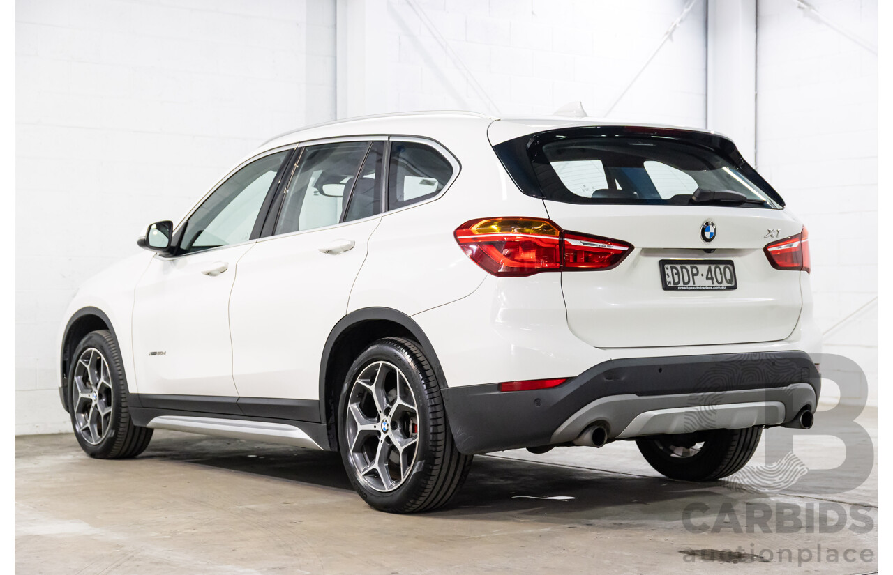 03/2016 BMW X1 xDrive20d xLine (AWD) F48 4d Wagon Alpine White Turbo Diesel 2.0L