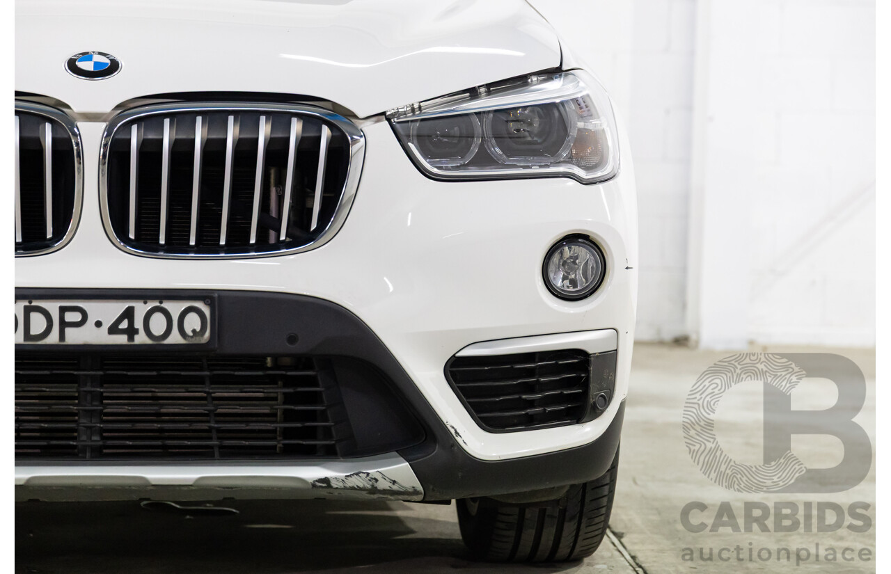 03/2016 BMW X1 xDrive20d xLine (AWD) F48 4d Wagon Alpine White Turbo Diesel 2.0L