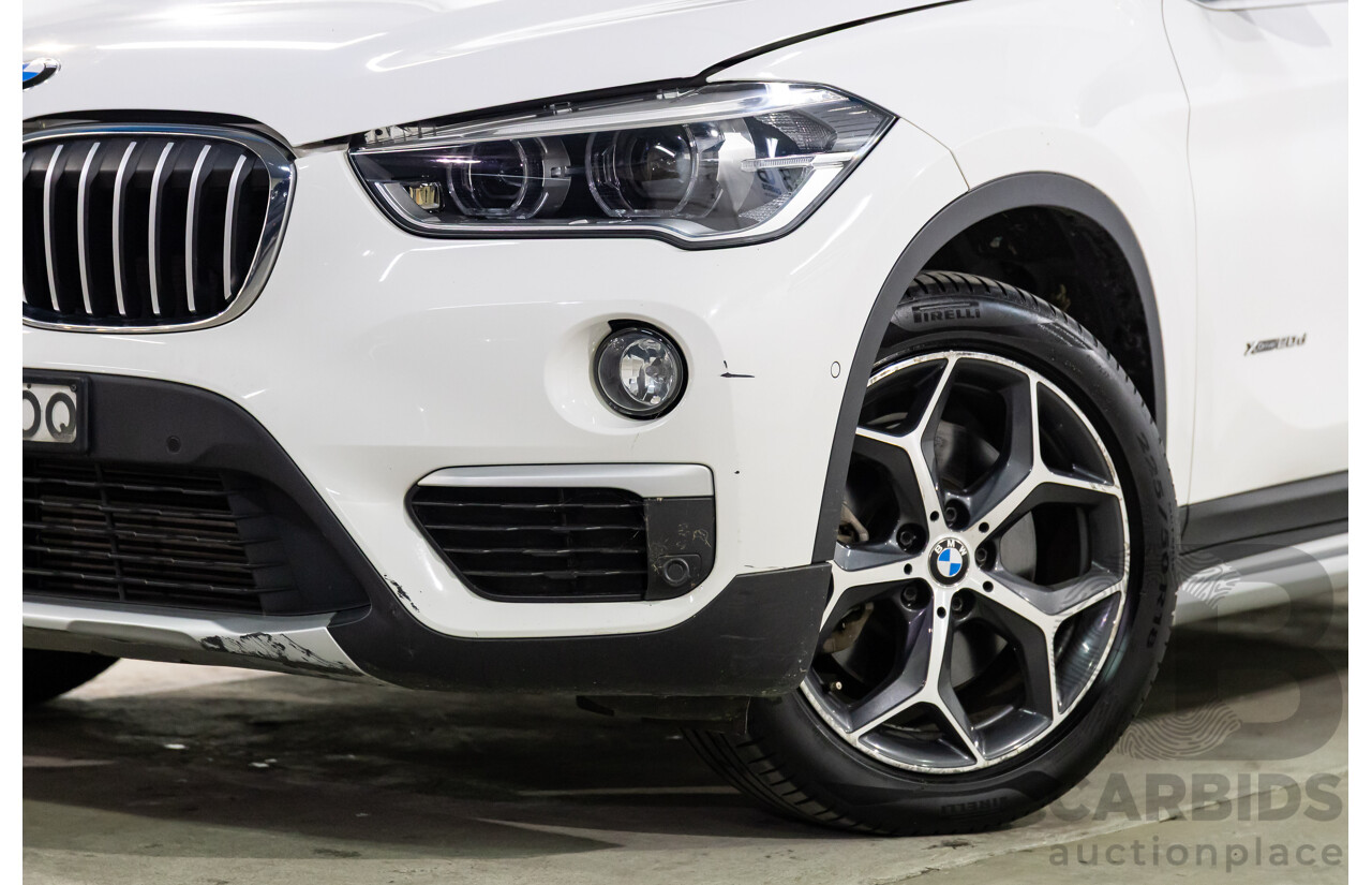 03/2016 BMW X1 xDrive20d xLine (AWD) F48 4d Wagon Alpine White Turbo Diesel 2.0L