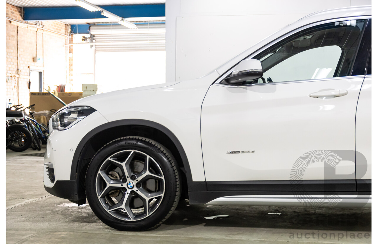 03/2016 BMW X1 xDrive20d xLine (AWD) F48 4d Wagon Alpine White Turbo Diesel 2.0L