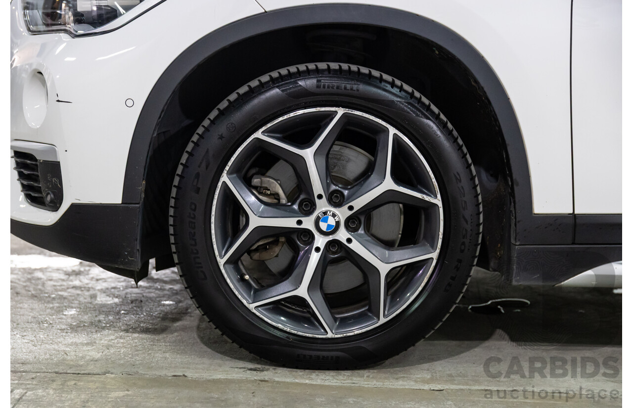 03/2016 BMW X1 xDrive20d xLine (AWD) F48 4d Wagon Alpine White Turbo Diesel 2.0L