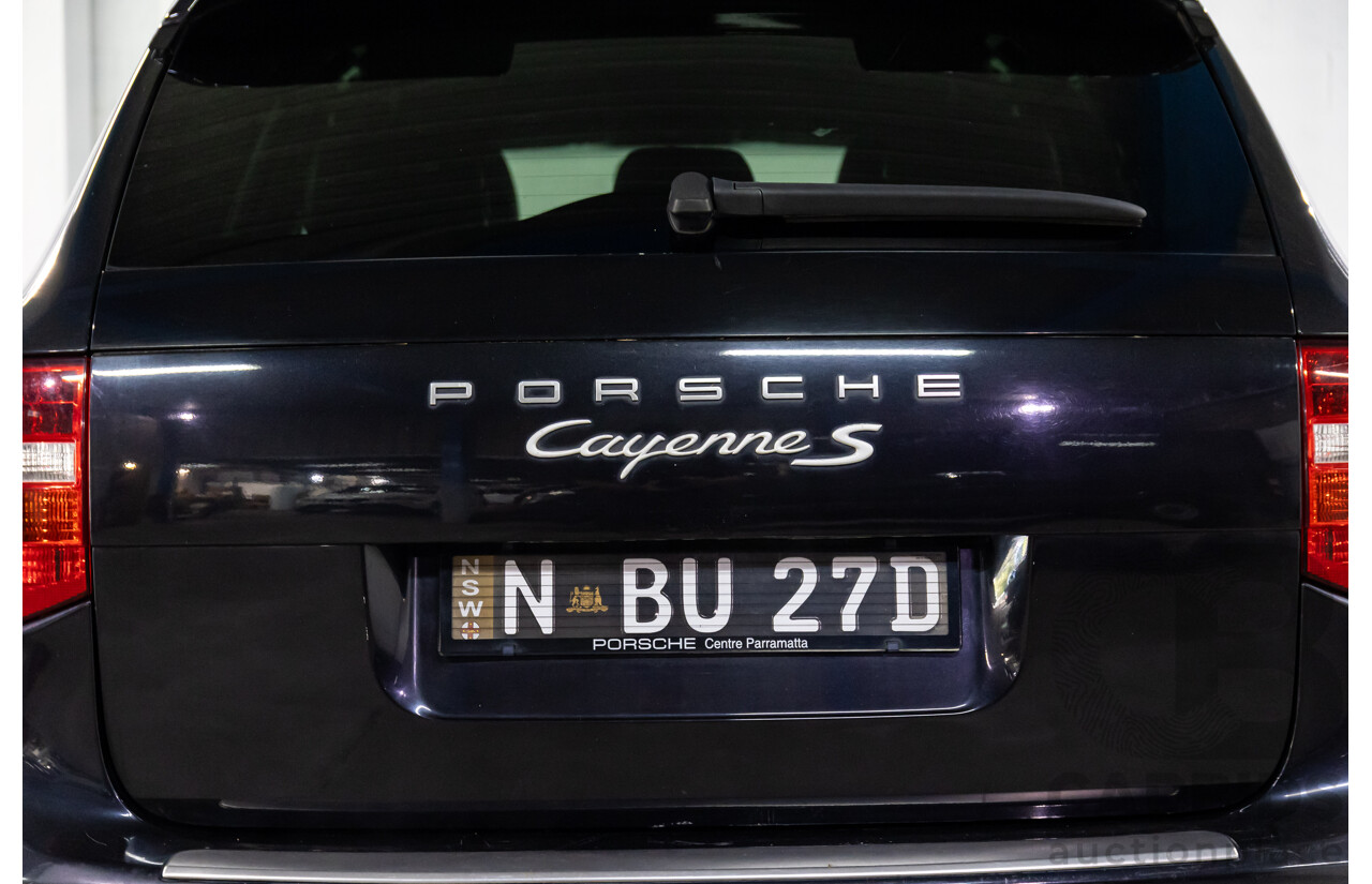 1/2008 Porsche Cayenne S MY08 4d Wagon Basalt Black Metallic V8 4.8L