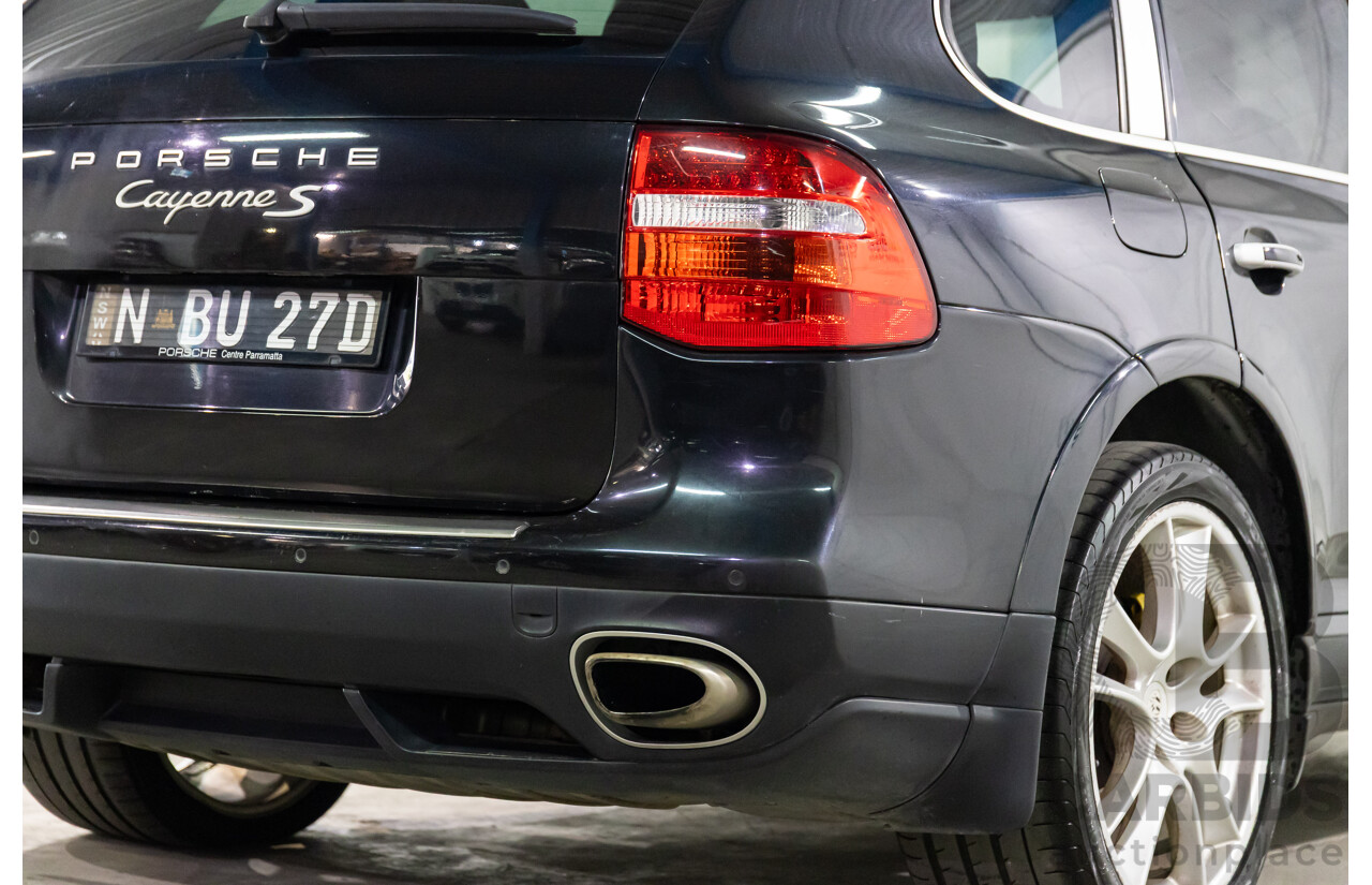 1/2008 Porsche Cayenne S MY08 4d Wagon Basalt Black Metallic V8 4.8L