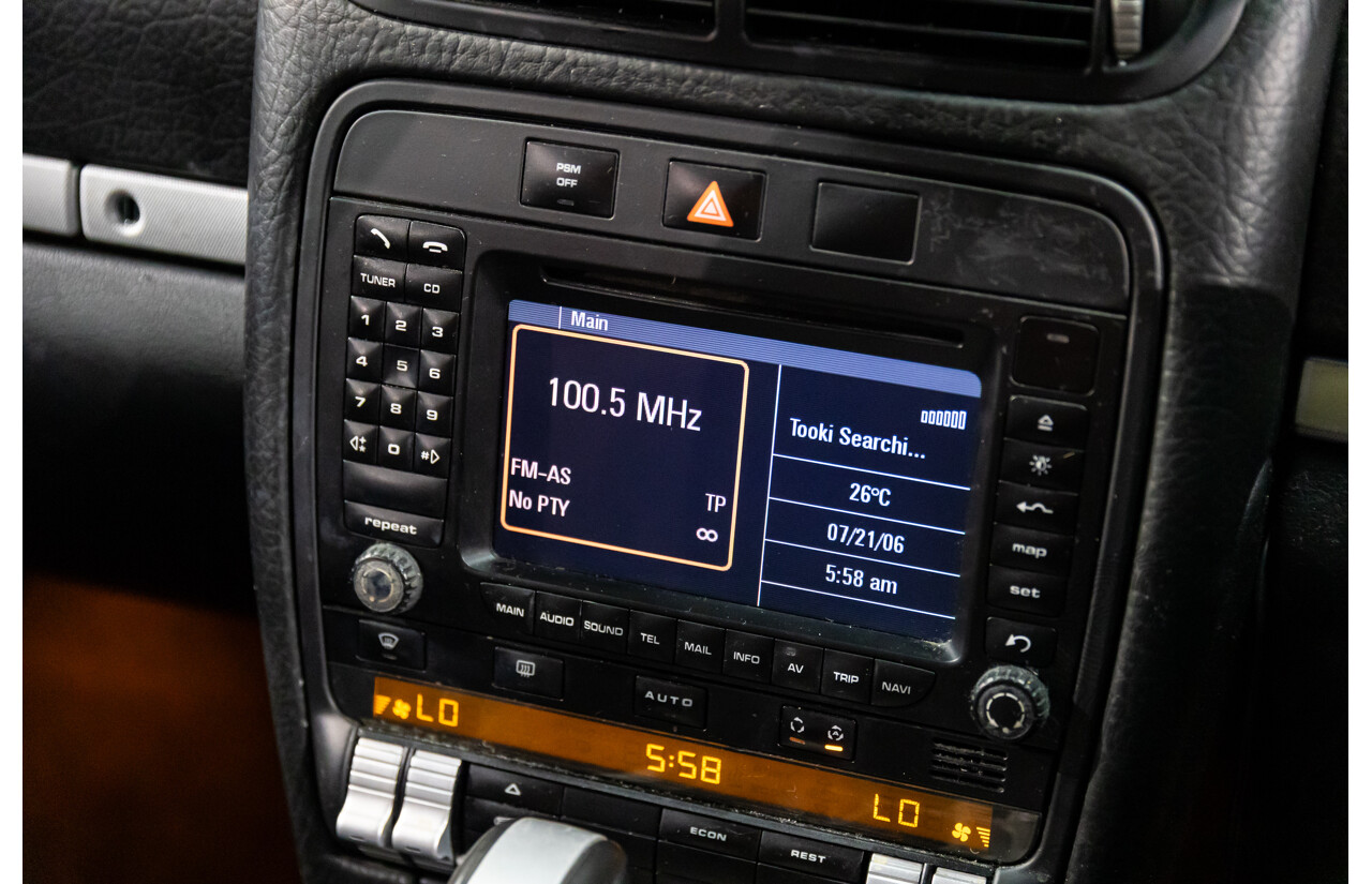 1/2008 Porsche Cayenne S MY08 4d Wagon Basalt Black Metallic V8 4.8L