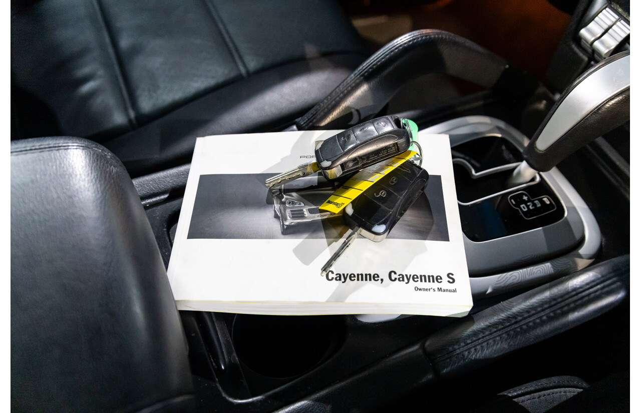 1/2008 Porsche Cayenne S MY08 4d Wagon Basalt Black Metallic V8 4.8L