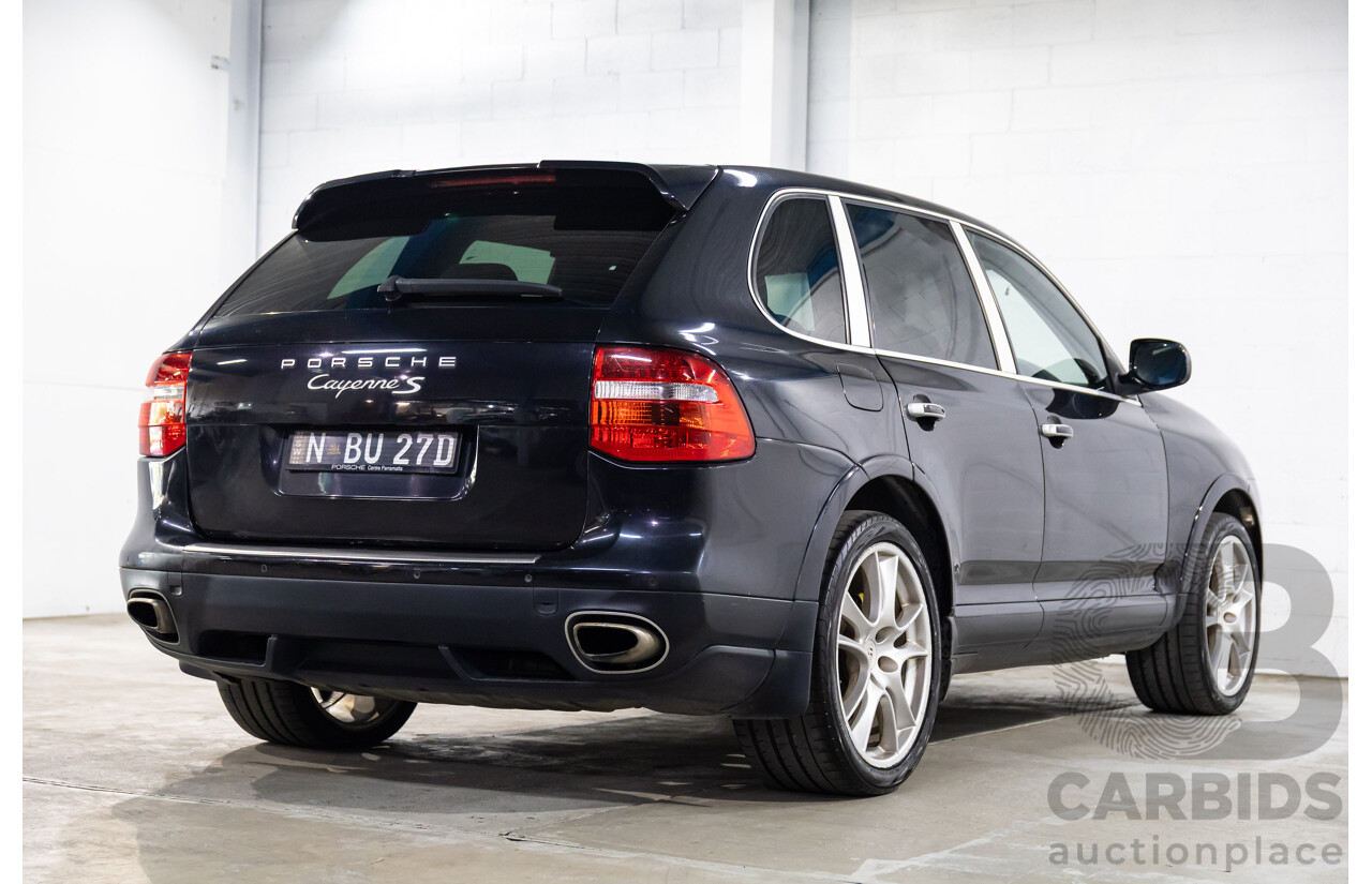 1/2008 Porsche Cayenne S MY08 4d Wagon Basalt Black Metallic V8 4.8L