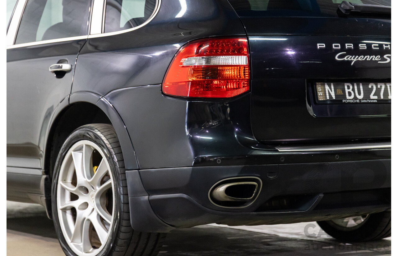 1/2008 Porsche Cayenne S MY08 4d Wagon Basalt Black Metallic V8 4.8L