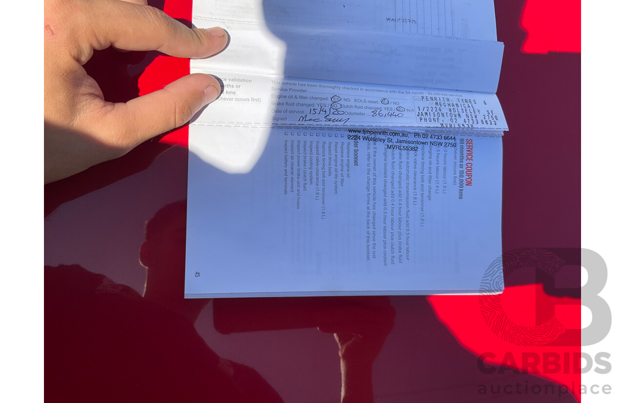 6/2015 Holden Trax LTZ TJ MY15 4d Wagon Red Hot 1.8L