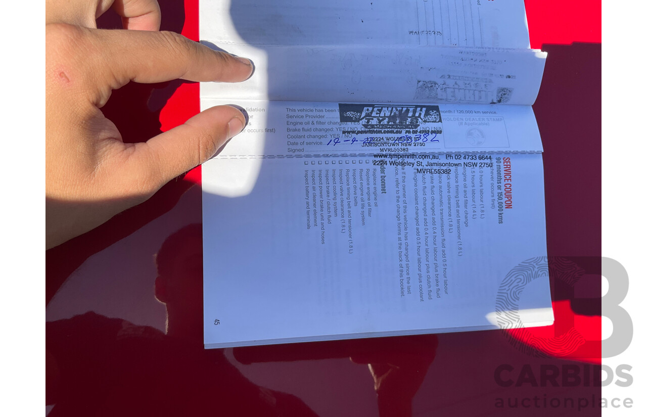 6/2015 Holden Trax LTZ TJ MY15 4d Wagon Red Hot 1.8L