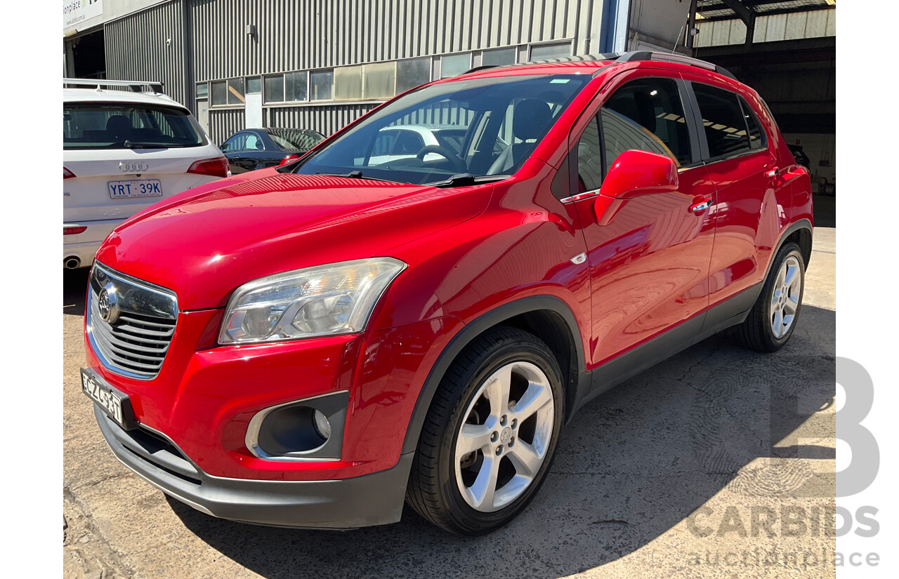 6/2015 Holden Trax LTZ TJ MY15 4d Wagon Red Hot 1.8L