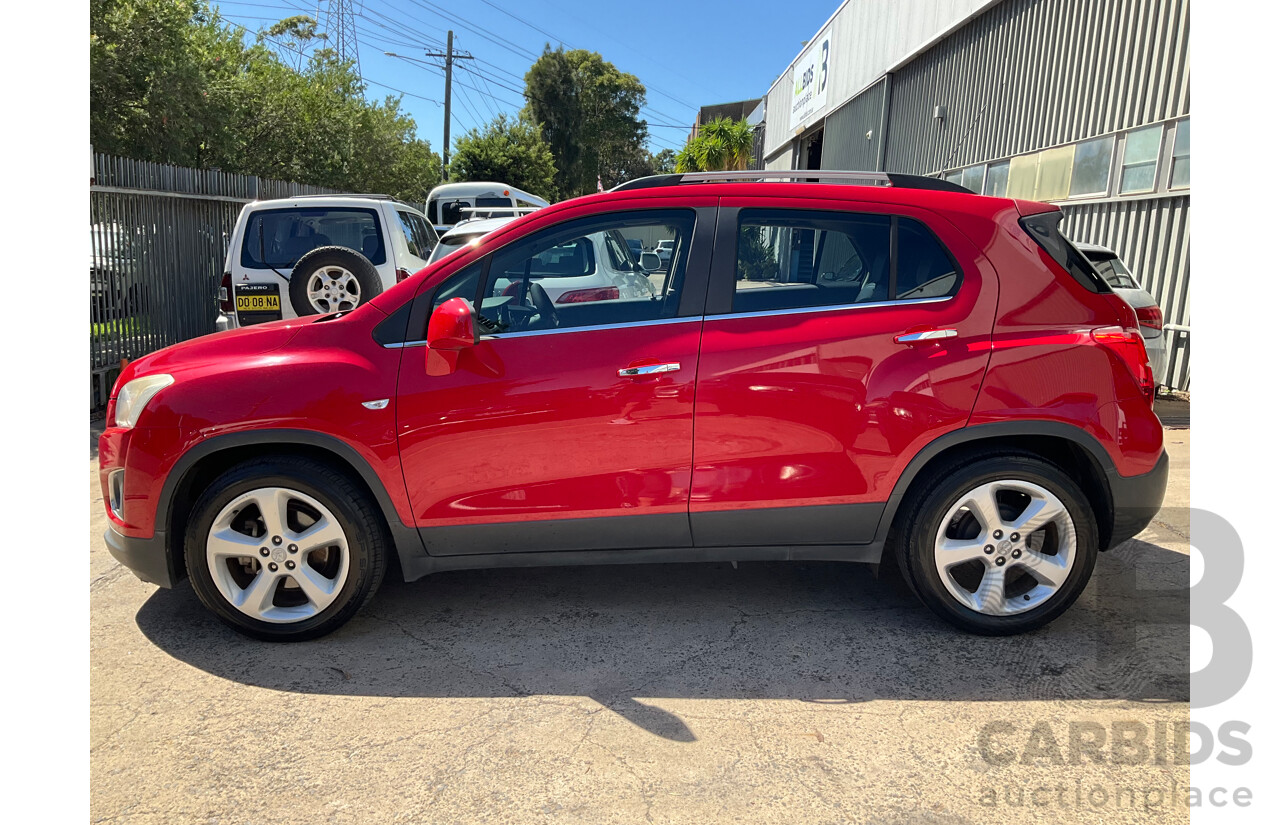 6/2015 Holden Trax LTZ TJ MY15 4d Wagon Red Hot 1.8L