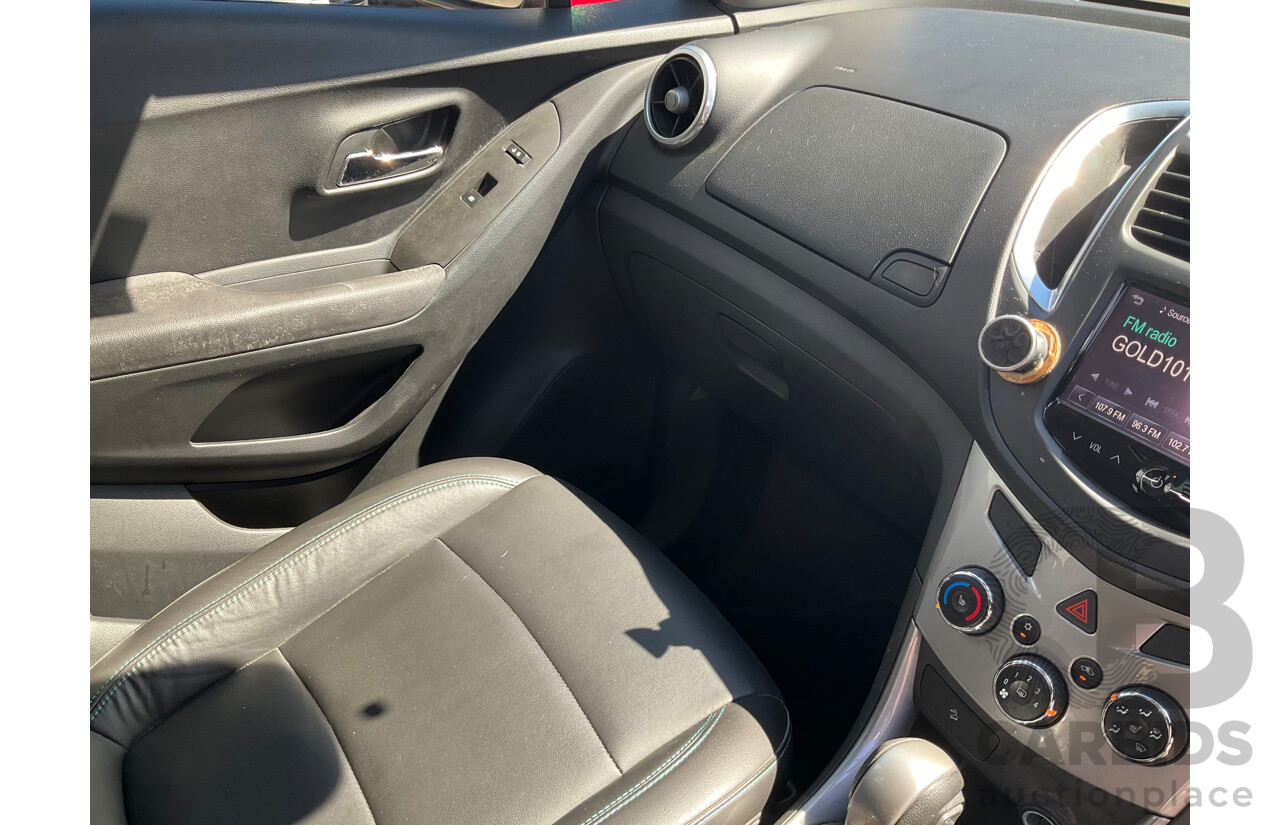 6/2015 Holden Trax LTZ TJ MY15 4d Wagon Red Hot 1.8L