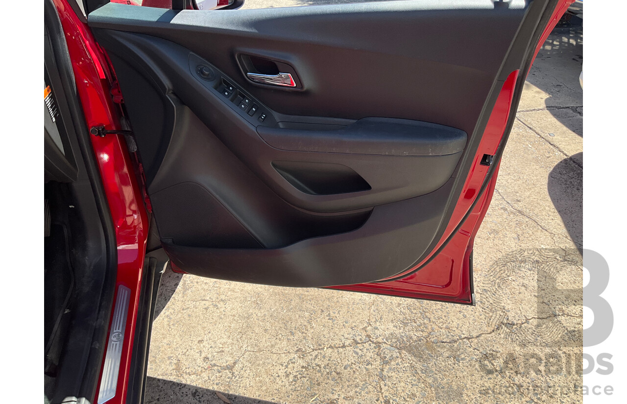 6/2015 Holden Trax LTZ TJ MY15 4d Wagon Red Hot 1.8L