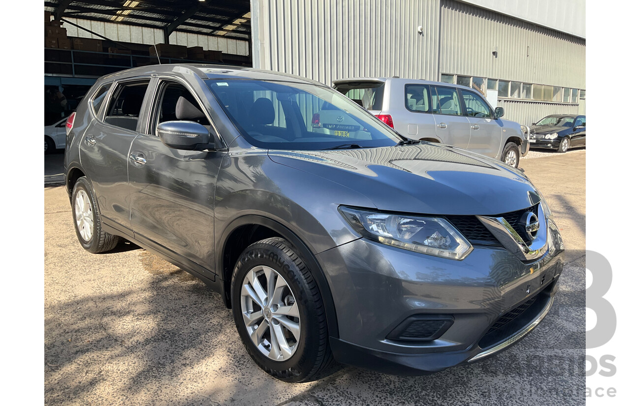 11/2015 Nissan X-Trail ST (FWD) T32 4d Wagon Gun Grey Metallic 2.5L
