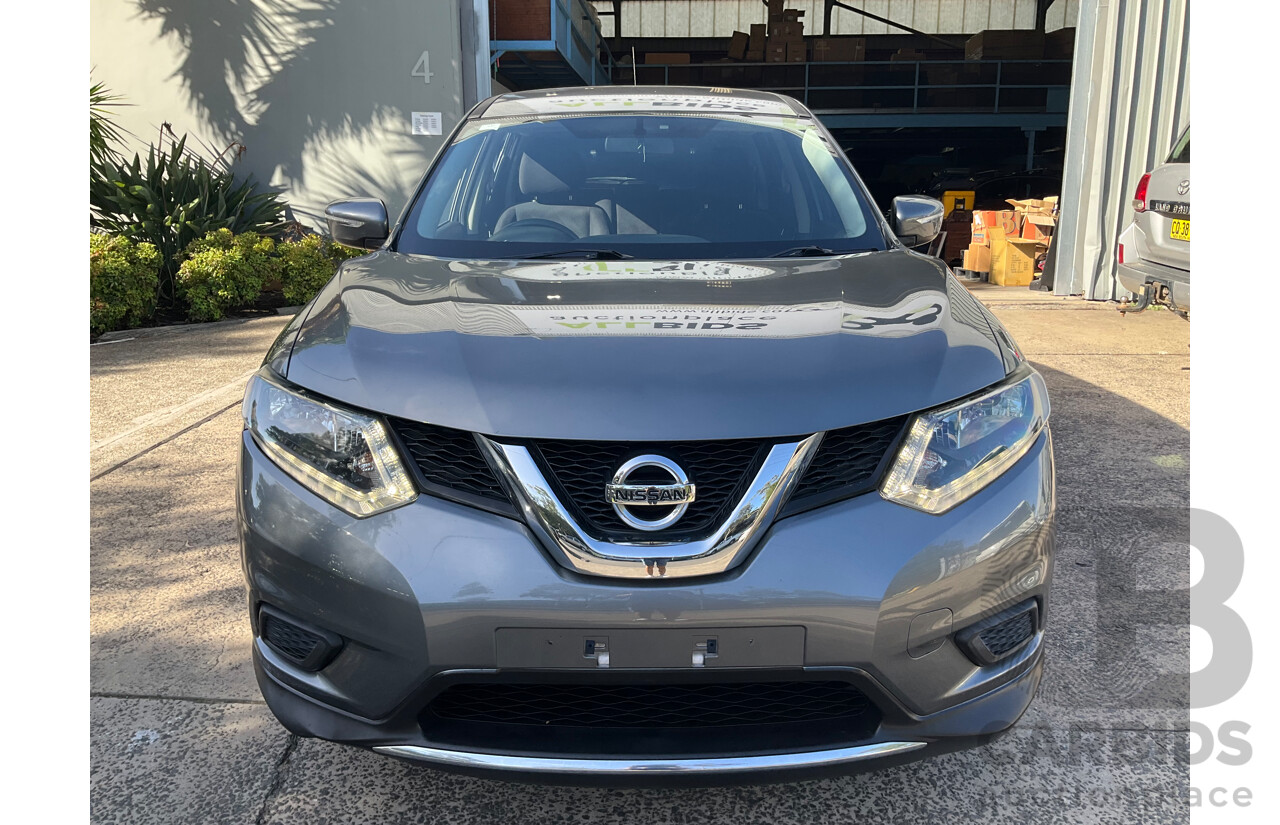 11/2015 Nissan X-Trail ST (FWD) T32 4d Wagon Gun Grey Metallic 2.5L