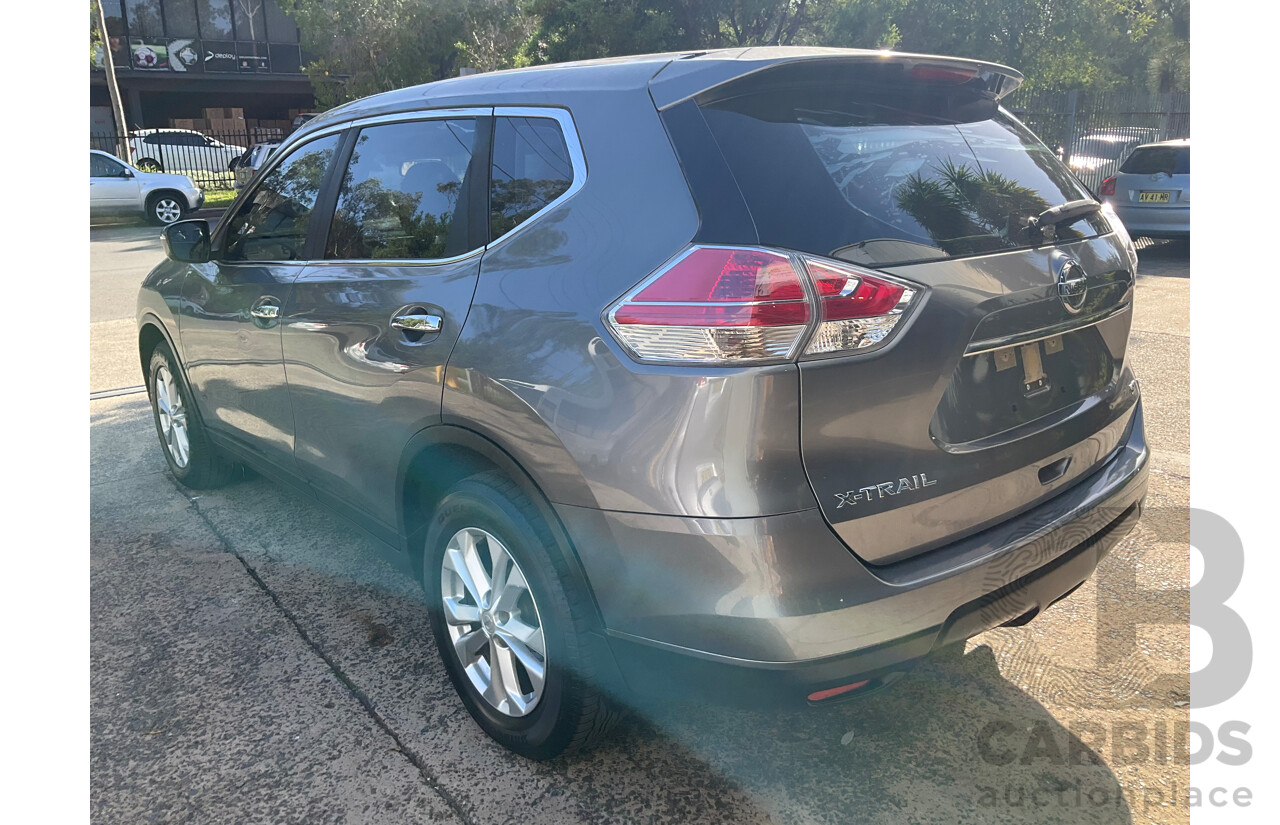 11/2015 Nissan X-Trail ST (FWD) T32 4d Wagon Gun Grey Metallic 2.5L