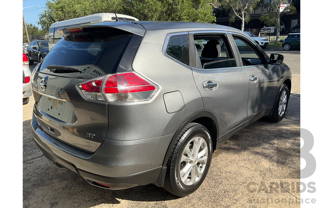 11/2015 Nissan X-Trail ST (FWD) T32 4d Wagon Gun Grey Metallic 2.5L