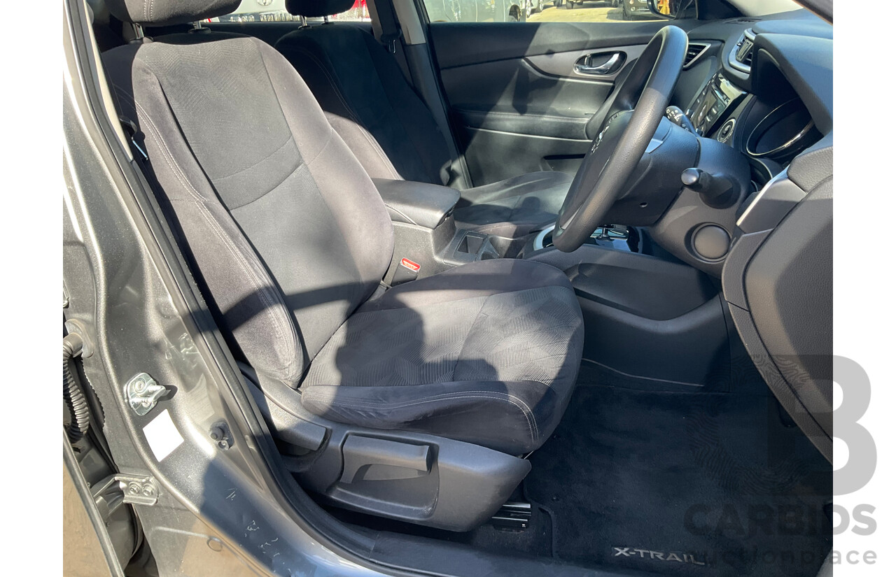 11/2015 Nissan X-Trail ST (FWD) T32 4d Wagon Gun Grey Metallic 2.5L