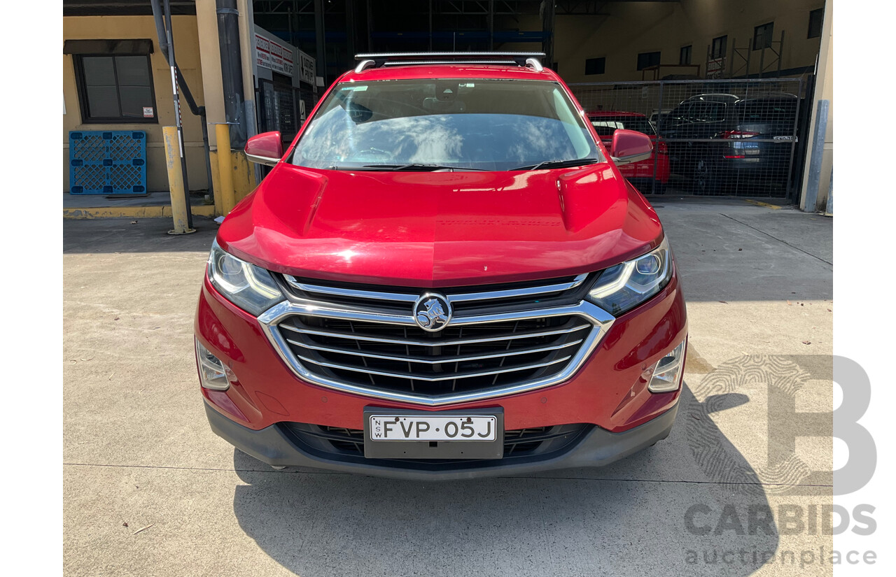 11/2017 Holden Equinox LTZ (FWD) FWD EQ MY18 4D Wagon Glory Red Turbo 2.0L