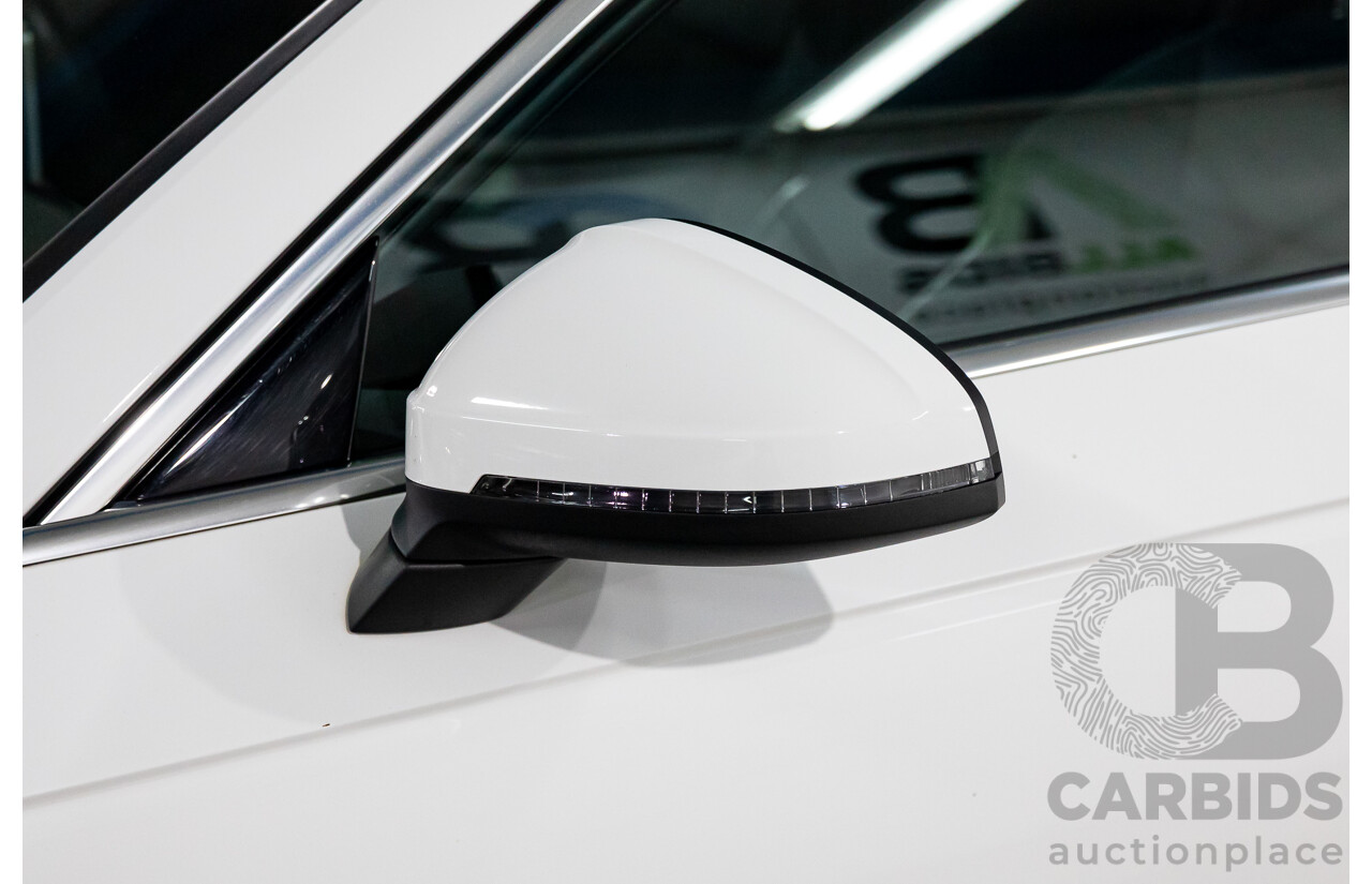 01/2018 Audi A4 2.0 TFSI Quattro S-Line LN (AWD) F4 MY18 (B9) 4d Sedan Ibis White Turbo 2.0L