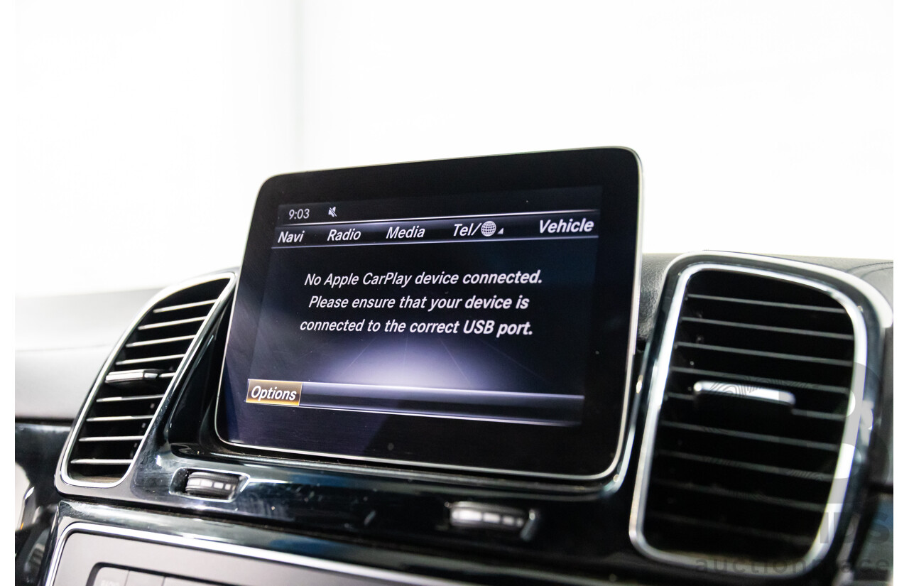 7/2018 Mercedes-Benz GLS 350d AMG Line 4Matic (AWD) X166 MY17 4d Wagon Iridium Silver Metallic Turbo Diesel V6 3.0L