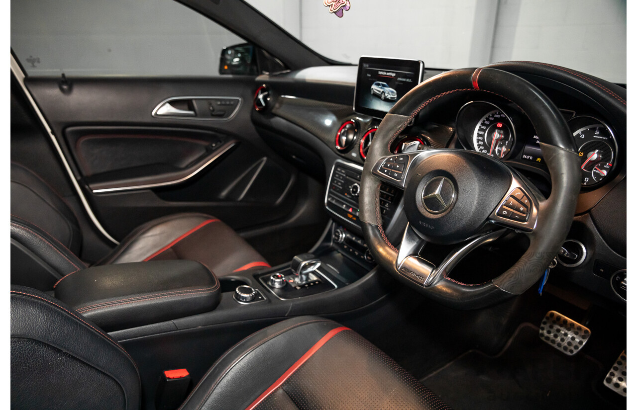 05/2016 Mercedes-Benz GLA 45 AMG 4Matic (AWD) X156 MY16 4d Wagon Cirrus White Turbo 2.0L