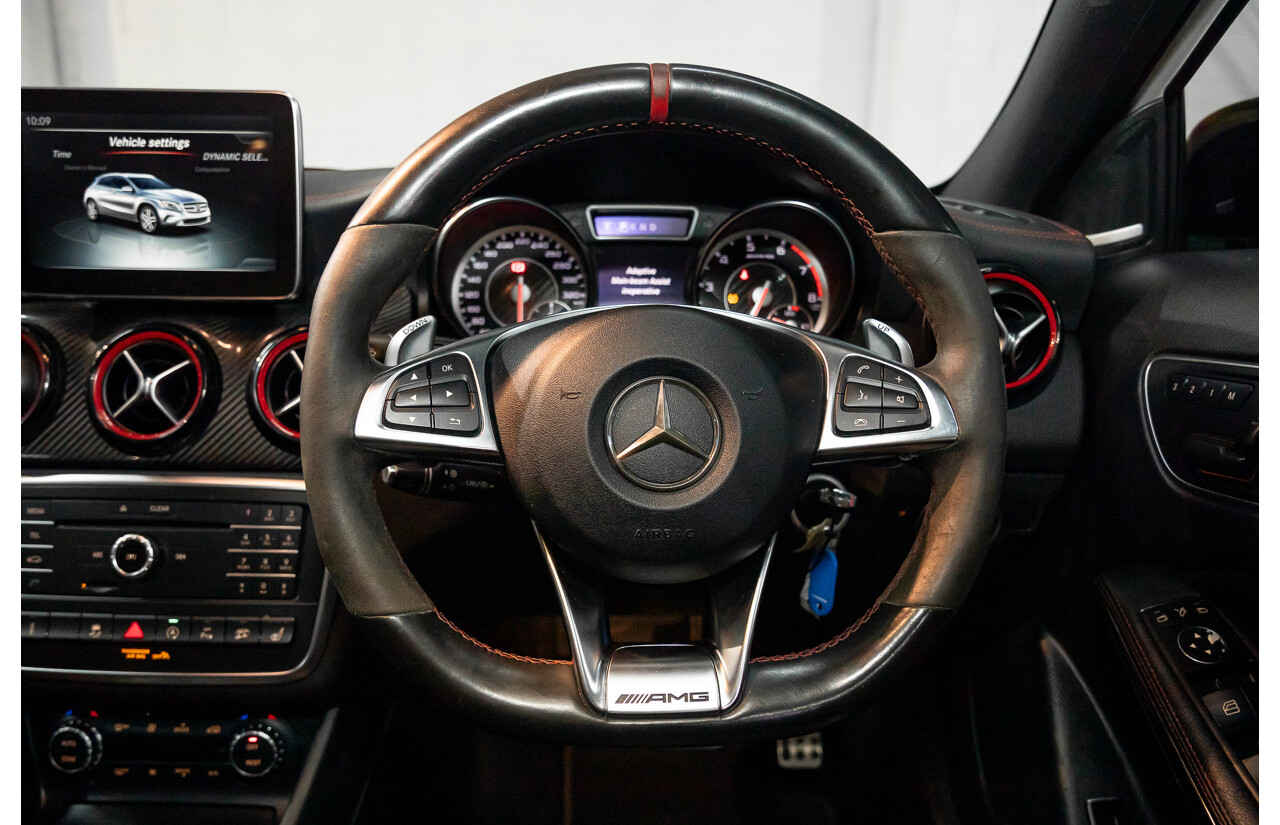 05/2016 Mercedes-Benz GLA 45 AMG 4Matic (AWD) X156 MY16 4d Wagon Cirrus White Turbo 2.0L