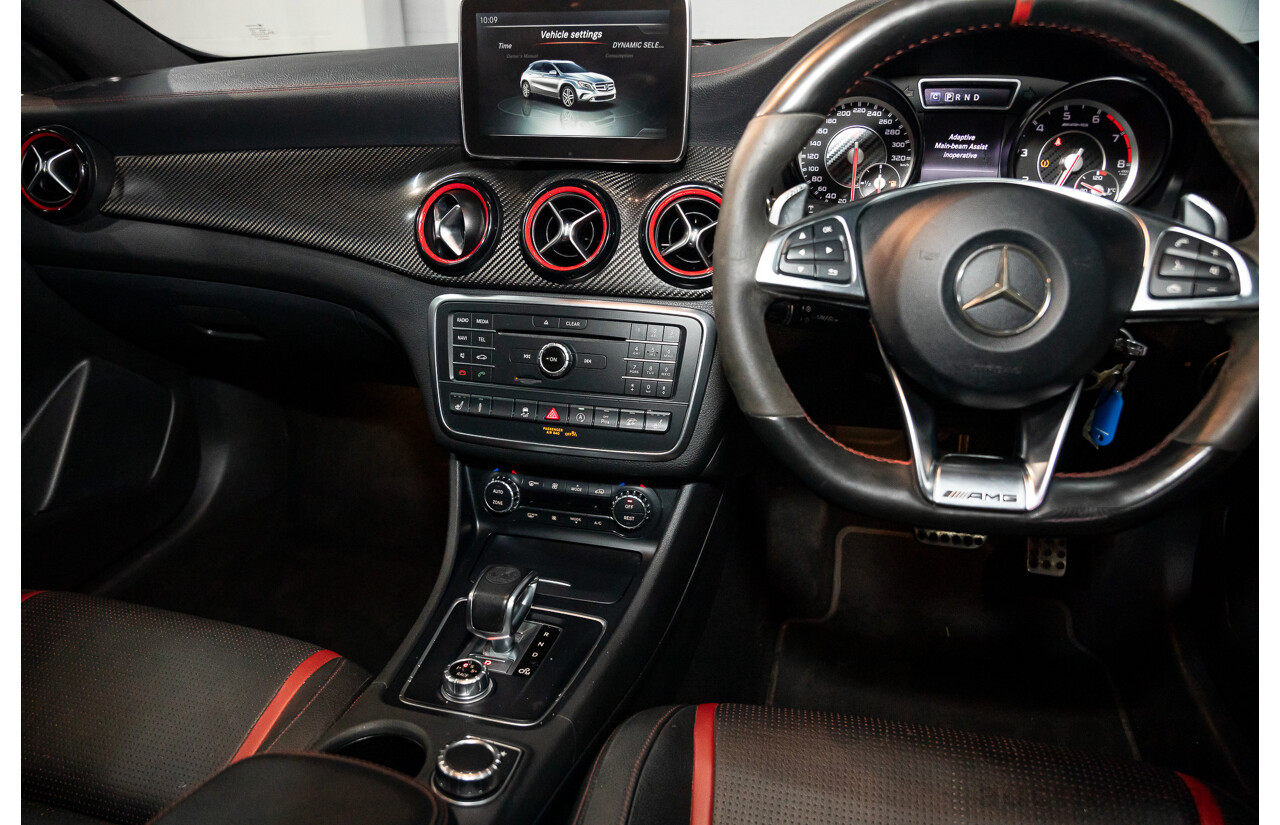 05/2016 Mercedes-Benz GLA 45 AMG 4Matic (AWD) X156 MY16 4d Wagon Cirrus White Turbo 2.0L