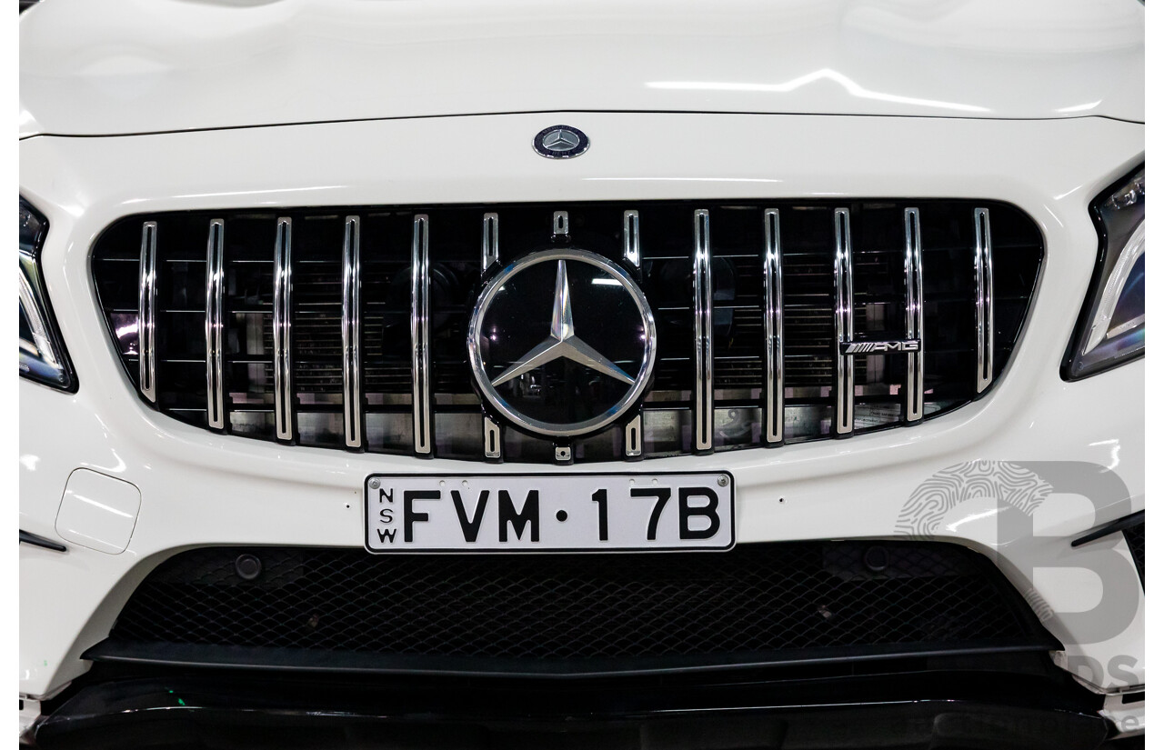 05/2016 Mercedes-Benz GLA 45 AMG 4Matic (AWD) X156 MY16 4d Wagon Cirrus White Turbo 2.0L