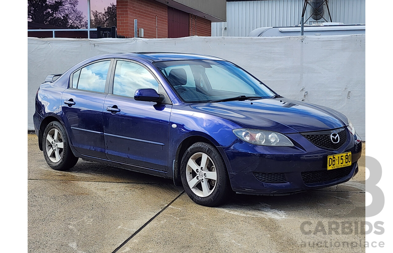 5/2005 Mazda Mazda3 MAXX BK 4d Sedan Blue 2.0L