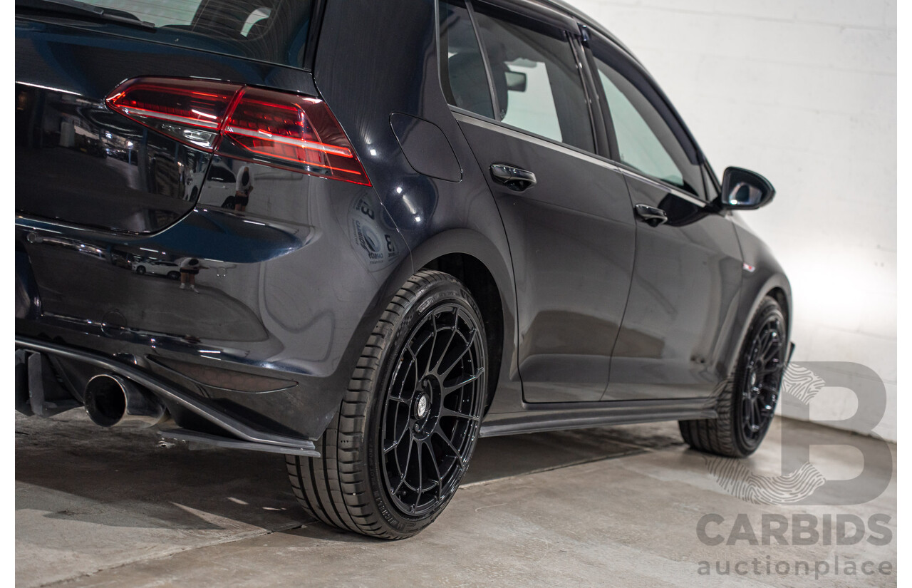 8/2016 Volkswagen Golf GTi AU MY16 5d Hatchback Deep Black Pearl Turbo 2.0L