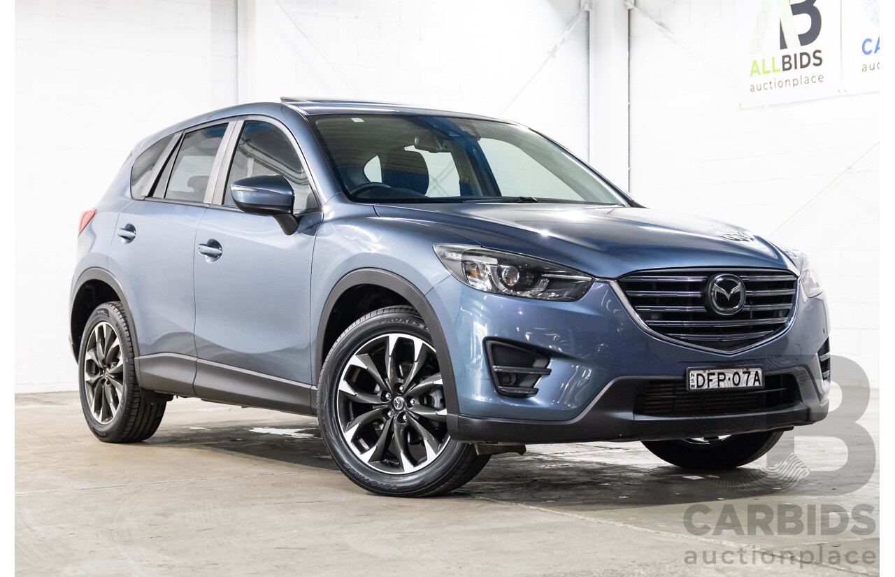 06/2016 Mazda Cx-5 Akera (AWD) MY15 4d Wagon Crystal Blue Pearl Turbo Diesel 2.2L