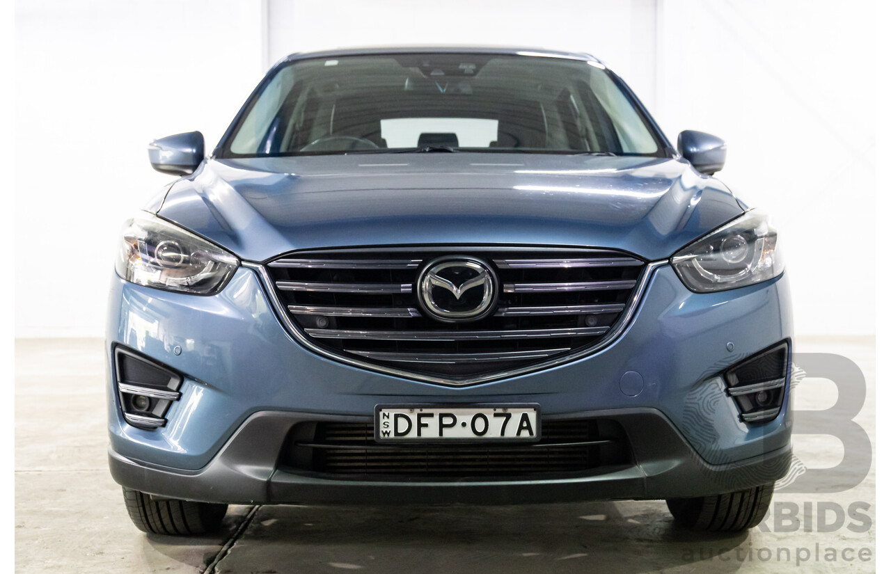 06/2016 Mazda Cx-5 Akera (AWD) MY15 4d Wagon Crystal Blue Pearl Turbo Diesel 2.2L