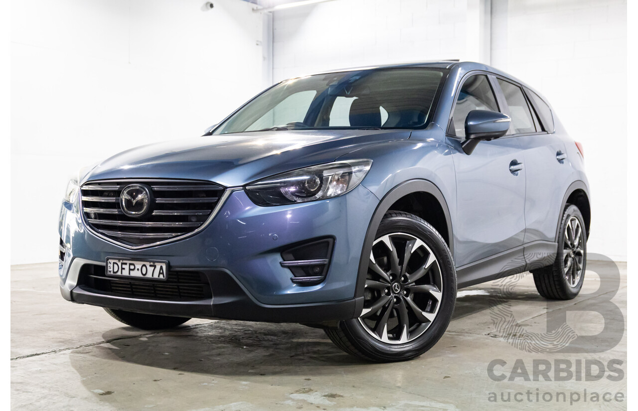 06/2016 Mazda Cx-5 Akera (AWD) MY15 4d Wagon Crystal Blue Pearl Turbo Diesel 2.2L
