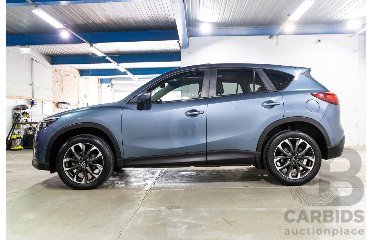 06/2016 Mazda Cx-5 Akera (AWD) MY15 4d Wagon Crystal Blue Pearl Turbo Diesel 2.2L