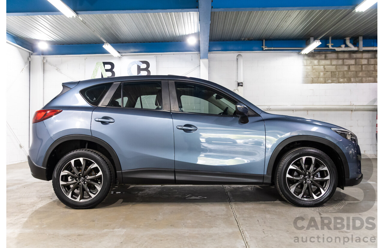 06/2016 Mazda Cx-5 Akera (AWD) MY15 4d Wagon Crystal Blue Pearl Turbo Diesel 2.2L