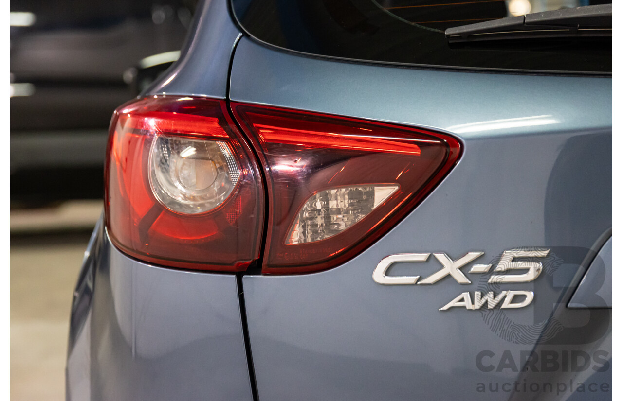 06/2016 Mazda Cx-5 Akera (AWD) MY15 4d Wagon Crystal Blue Pearl Turbo Diesel 2.2L