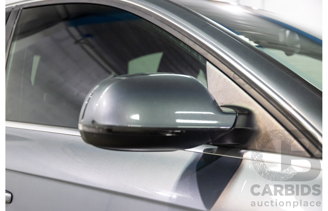 10/2014 Audi A4 2.0 TFSI Ambition Quattro (AWD) B8 (8K) MY14 4d Sedan Monsoon Grey Metallic Turbo 2.0L