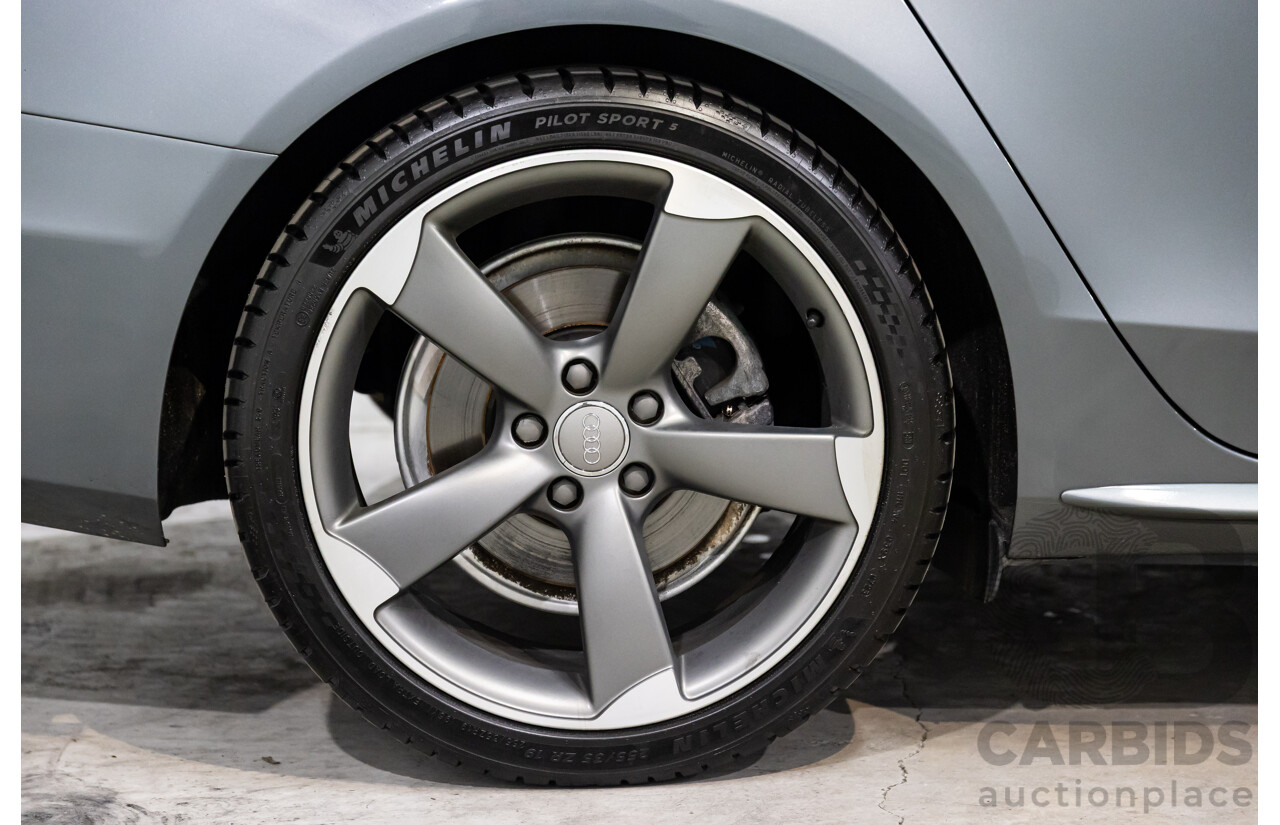 10/2014 Audi A4 2.0 TFSI Ambition Quattro (AWD) B8 (8K) MY14 4d Sedan Monsoon Grey Metallic Turbo 2.0L