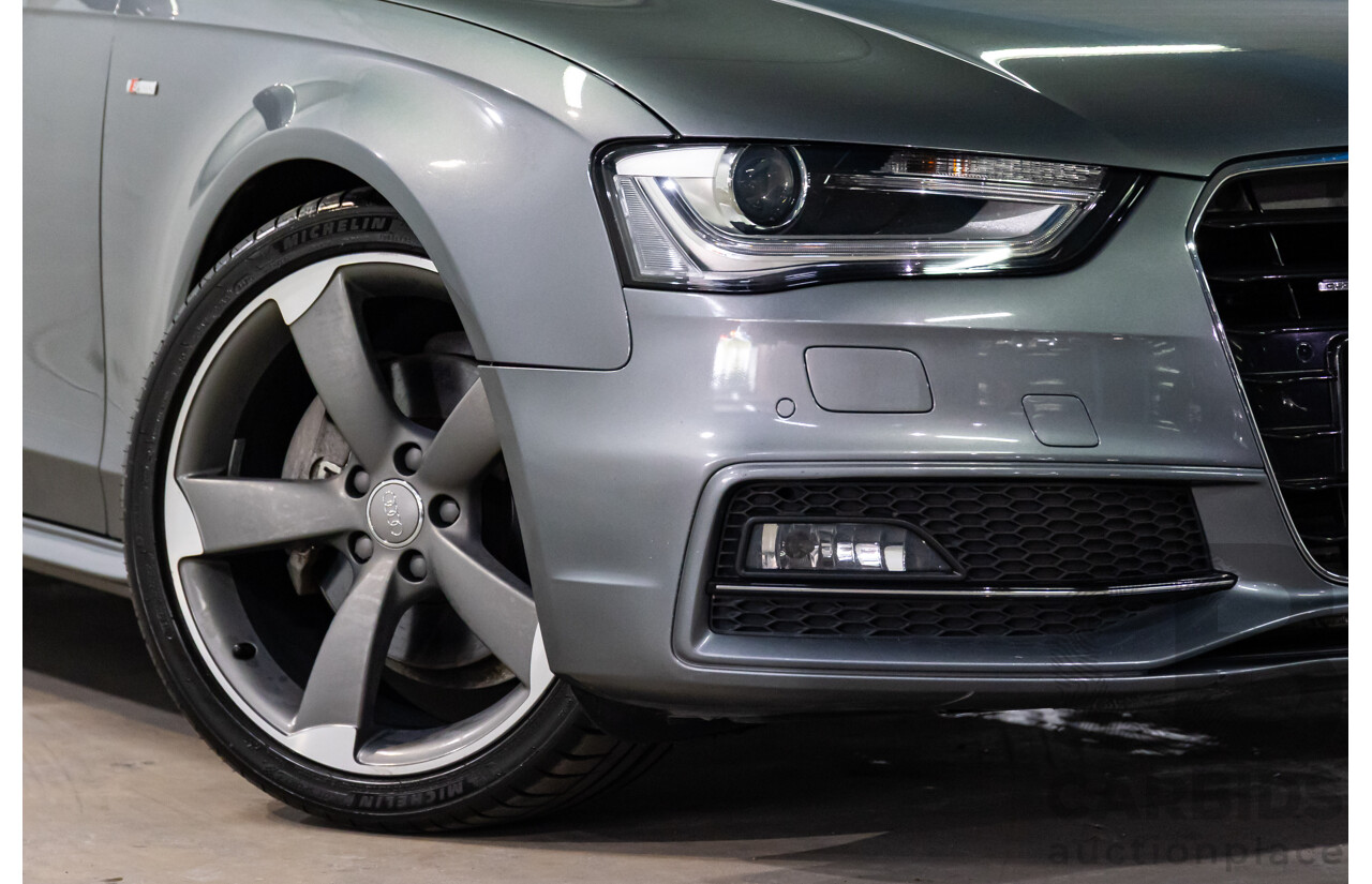 10/2014 Audi A4 2.0 TFSI Ambition Quattro (AWD) B8 (8K) MY14 4d Sedan Monsoon Grey Metallic Turbo 2.0L