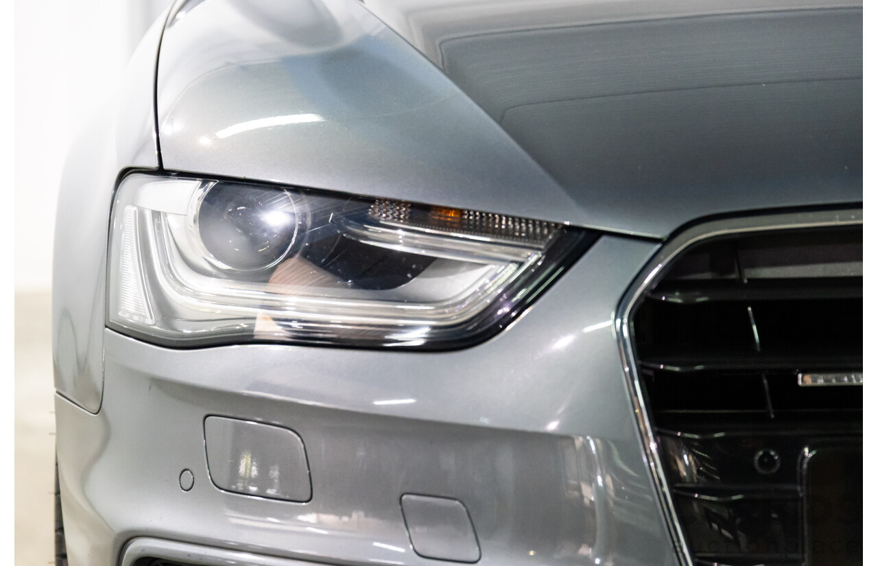 10/2014 Audi A4 2.0 TFSI Ambition Quattro (AWD) B8 (8K) MY14 4d Sedan Monsoon Grey Metallic Turbo 2.0L