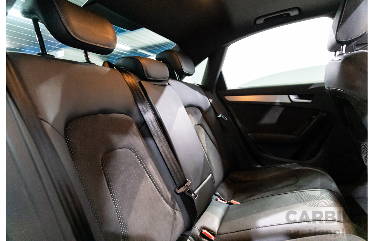 10/2014 Audi A4 2.0 TFSI Ambition Quattro (AWD) B8 (8K) MY14 4d Sedan Monsoon Grey Metallic Turbo 2.0L