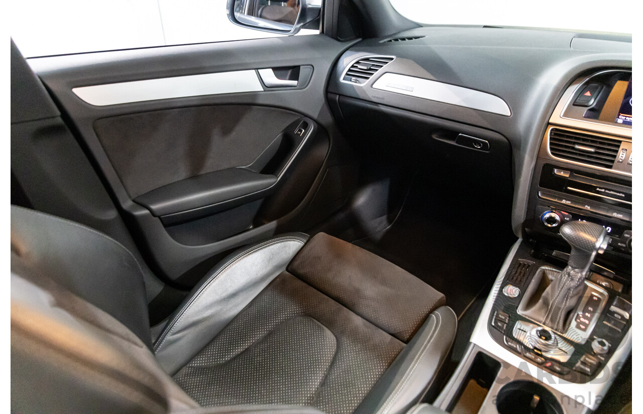 10/2014 Audi A4 2.0 TFSI Ambition Quattro (AWD) B8 (8K) MY14 4d Sedan Monsoon Grey Metallic Turbo 2.0L