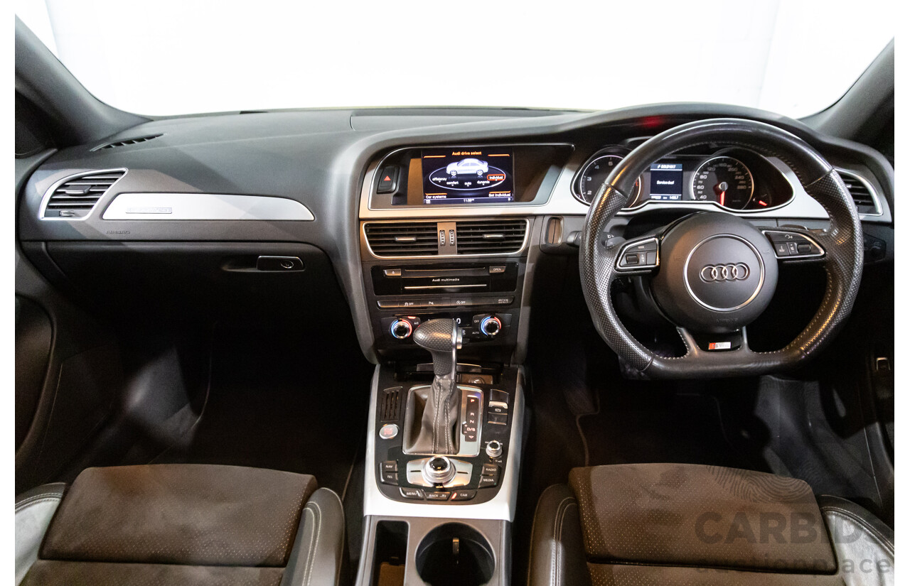 10/2014 Audi A4 2.0 TFSI Ambition Quattro (AWD) B8 (8K) MY14 4d Sedan Monsoon Grey Metallic Turbo 2.0L
